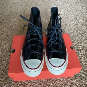 CONVERSE 70 Hi Leather Black/Egret